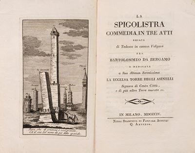 La Spigolistra. Commedia in tre atti
