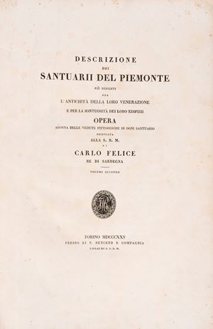 Descrizione dei Santuarii del Piemonte