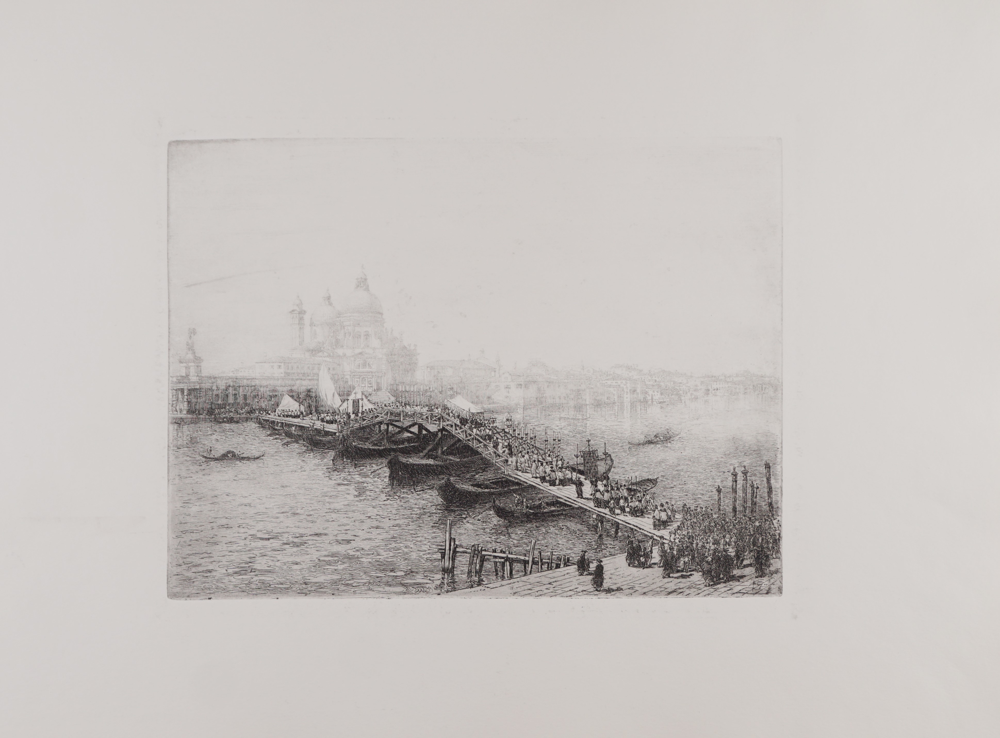 Emanuele Brugnoli - Venezia, acquaforte