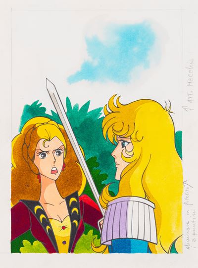 Lady Oscar – Giorni tristi (originale di copertina), 1982