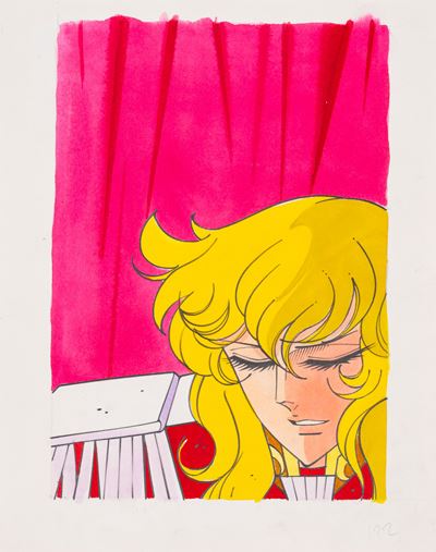 Lady Oscar - La collera del re (disegno originale di copertina)