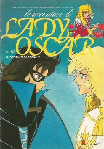 Sergio Frigerio - Lady Oscar - Il destino di Rosalie (originale di copertina), matita, tempera e ...