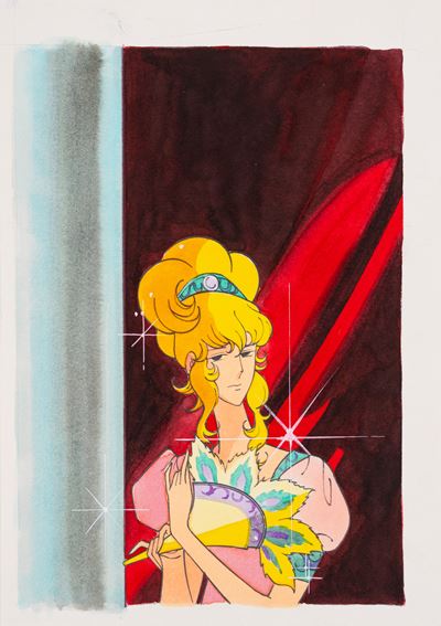 Una dolce speranza (Lady Oscar) – matita, tempera e acquerello su cartoncino, 1983