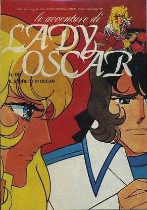 Sergio Frigerio - Lady Oscar - Il segreto di Oscar (originale di copertina), matita, tempera e ac...