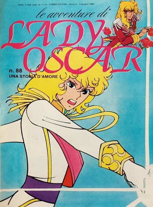 Sergio Frigerio - Lady Oscar – Una storia d’amore (originale di copertina, 1984)
