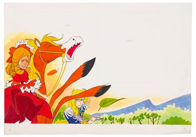 Illustrazione per "Lady Oscar: La principessa e il capitano"