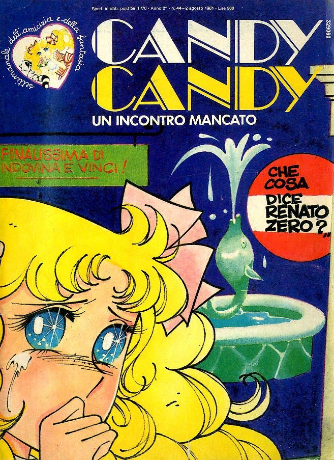 Sergio Frigerio - Originale di copertina per Candy Candy n. 44