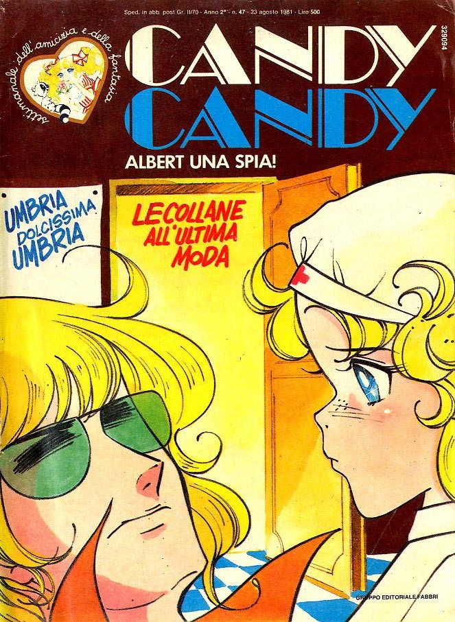 Sergio Frigerio - Candy Candy n. 47, originale di copertina