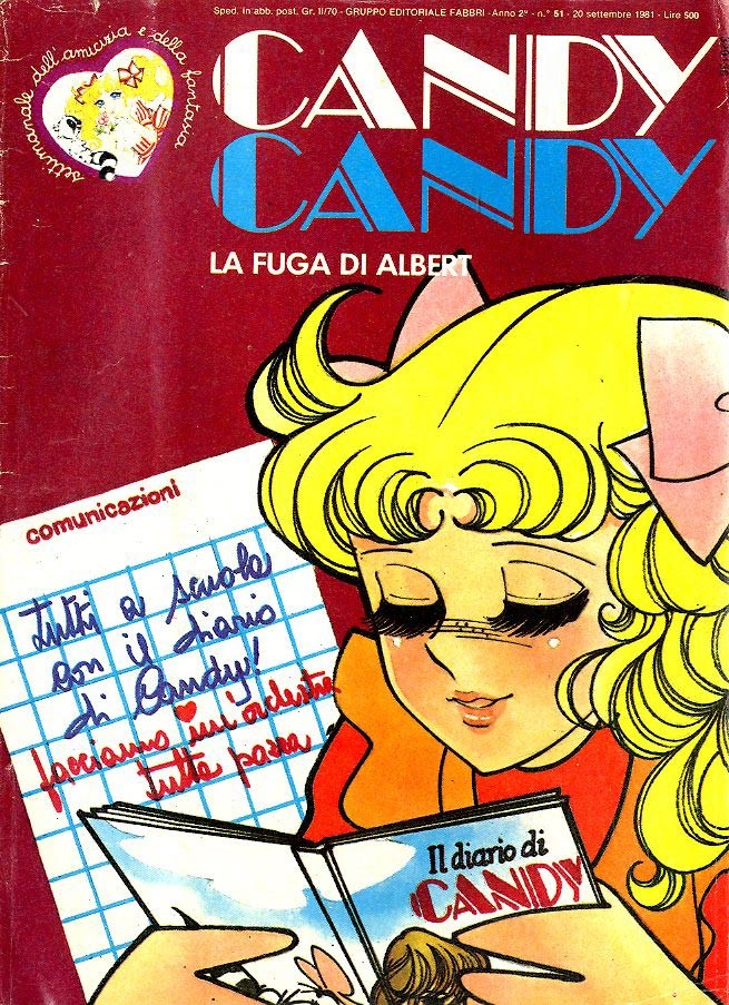 Sergio Frigerio - Candy Candy n. 51 (originale di copertina)
