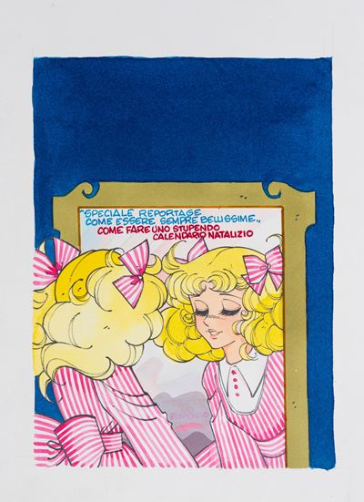 Candy Candy n. 61, matita, tempera e acquerello su cartoncino