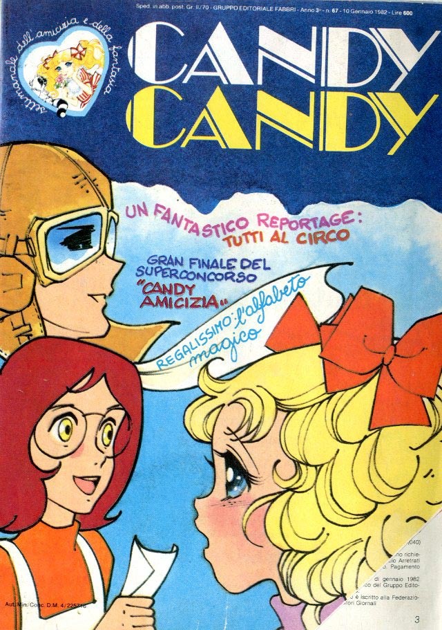 Sergio Frigerio - Originale di copertina per Candy Candy n. 67