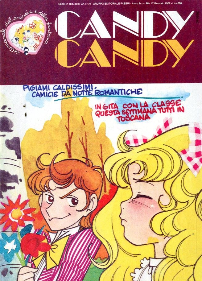 Sergio Frigerio - Originale di copertina per Candy Candy n. 68