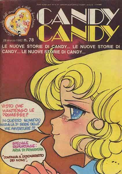 Sergio Frigerio - Candy Candy n. 78 (originale di copertina, matita, tempera e acquerello su cart...