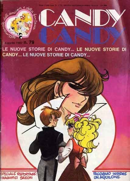 Sergio Frigerio - Candy Candy n. 79 — originale di copertina, matita, tempera e acquerello su car...