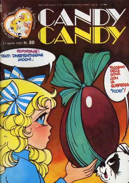 Sergio Frigerio - Candy Candy n. 80 – originale di copertina, matita, tempera e acquerello su car...