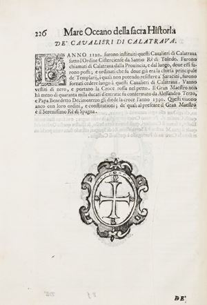 Historia sagra intitolata Mare Oceano di tutte le religioni del mondo. Divisa in cinque libri.