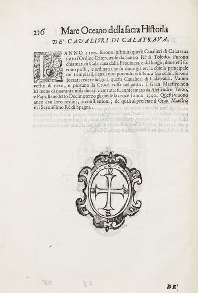 Historia Sagra Intitolata Mare Oceano di Tutte le Religioni del Mondo. Divisa in Cinque Libri.