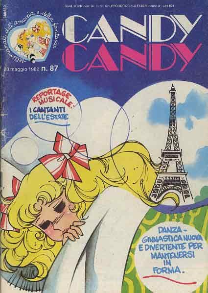 Sergio Frigerio - Candy Candy n. 87 – originale di copertina, matita tempera e acquerello su cart...