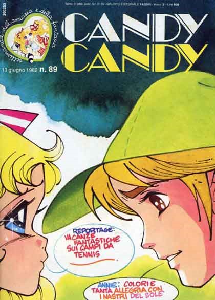 Sergio Frigerio - Candy Candy n. 89 (originale di copertina) - matita, tempera e acquerello su ca...