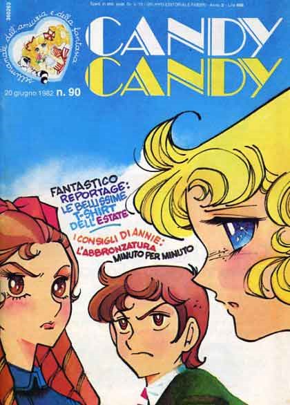Sergio Frigerio - Candy Candy n. 90, originale di copertina (matita, tempera e acquerello su cart...