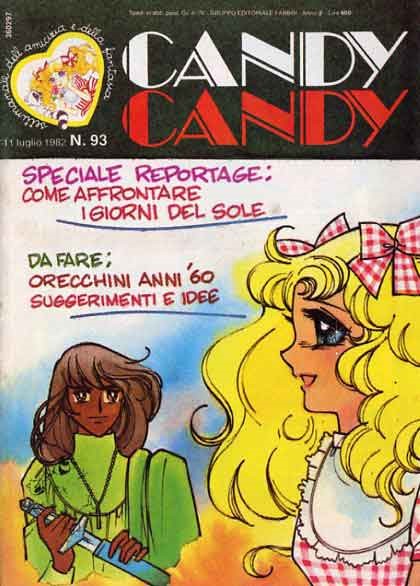 Sergio Frigerio - Candy Candy n. 93 (originale di copertina), matita, tempera e acquerello su car...
