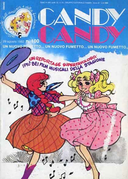 Sergio Frigerio - Candy Candy n. 100 (matita, tempera e acquerello su cartoncino)