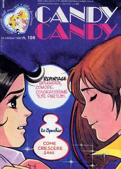 Sergio Frigerio - Candy Candy n. 108 (originale di copertina), matita, tempera e acquerello su ca...