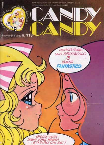 Sergio Frigerio - Candy Candy n. 113 (originale di copertina), matita, tempera e acquerello su ca...