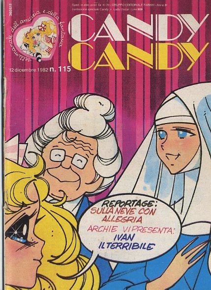 Sergio Frigerio - Candy Candy n. 115 (originale di copertina)