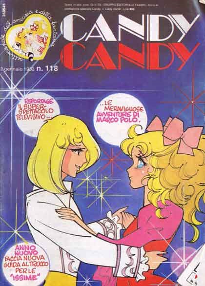 Sergio Frigerio - Candy Candy n. 118 (originale di copertina), matita, tempera e acquerello su ca...