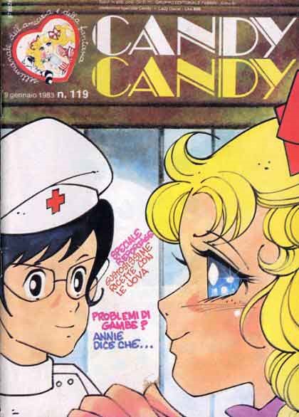 Sergio Frigerio - Candy Candy n. 119 (originale di copertina), 1983
