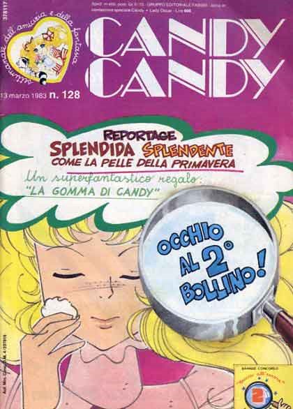 Sergio Frigerio - Candy Candy n. 128 (originale di copertina), matita, tempera e acquerello su ca...