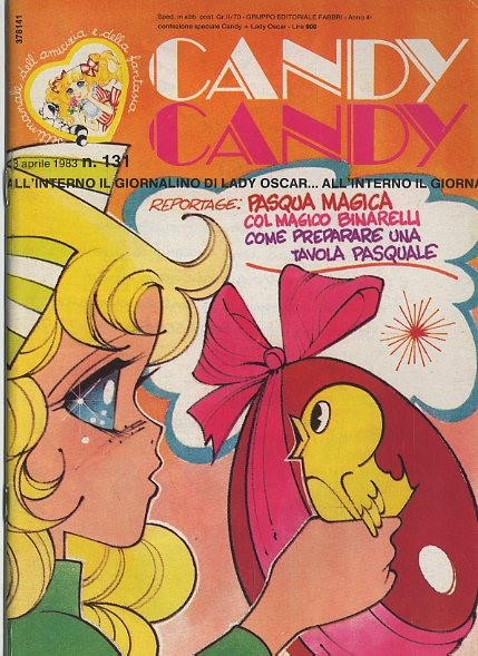 Sergio Frigerio - Candy Candy n. 131 — matita, tempera e acquerello su cartoncino (1983)