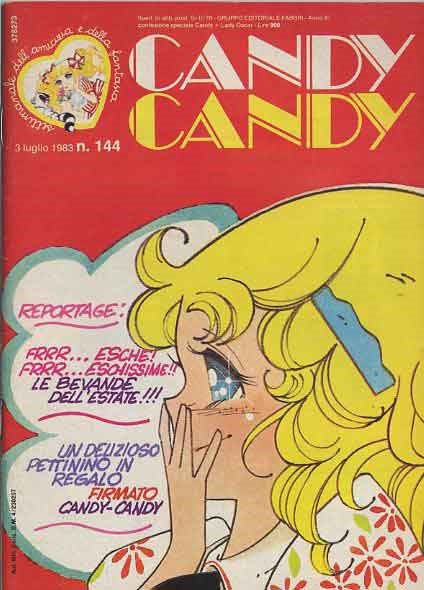 Sergio Frigerio - Candy Candy n. 144 (originale di copertina)