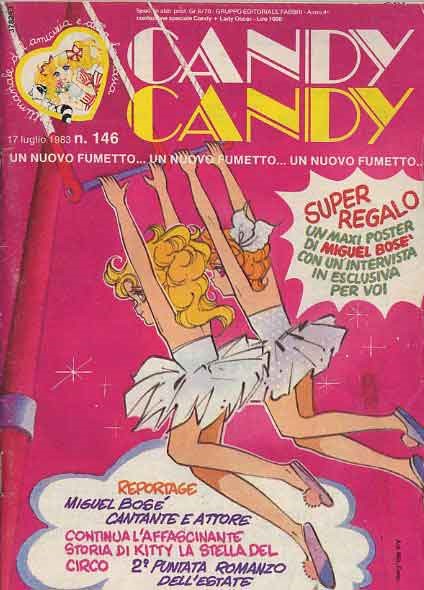 Sergio Frigerio - Candy Candy n. 146 (originale di copertina), matita, tempera e acquerello su ca...