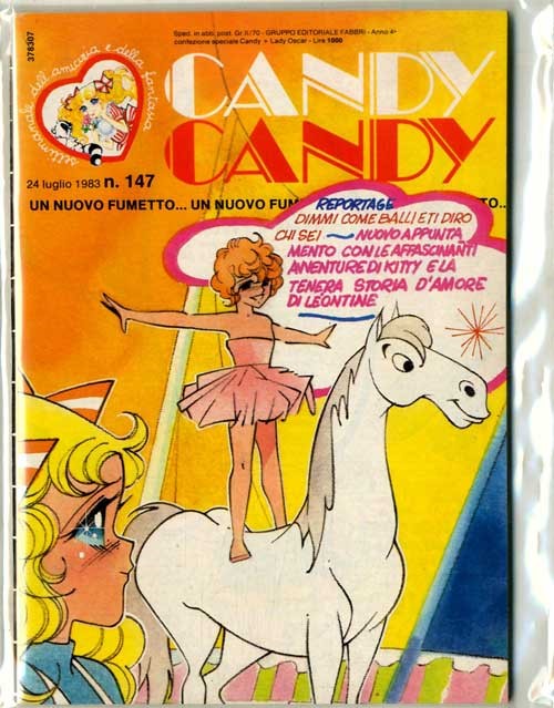 Sergio Frigerio - Candy Candy n. 147, matita, tempera e acquerello su cartoncino (originale di co...