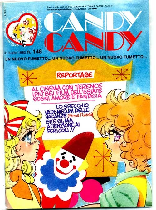 Sergio Frigerio - Candy Candy n. 148 (originale di copertina), matita, tempera e acquerello su ca...