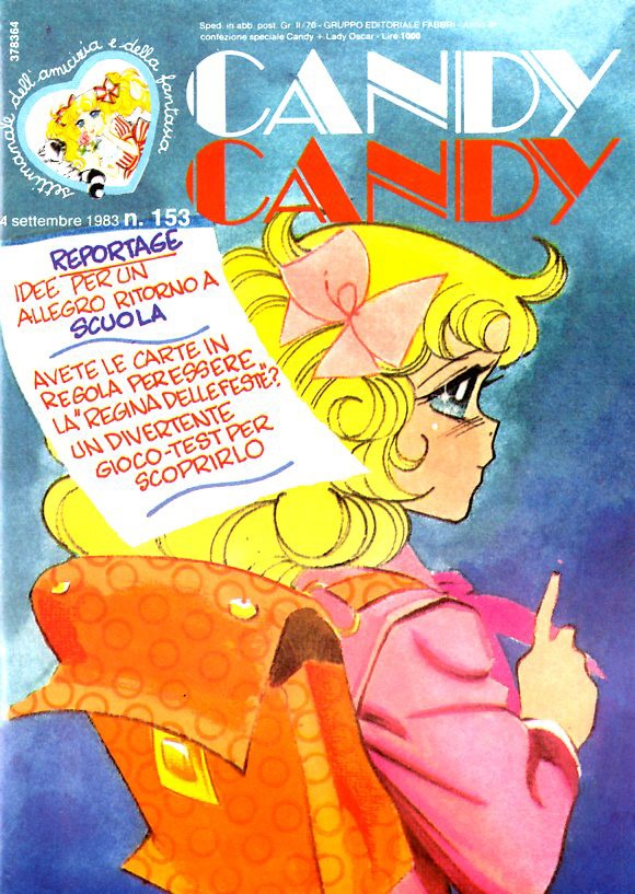 Sergio Frigerio - Candy Candy n. 153 (originale di copertina)