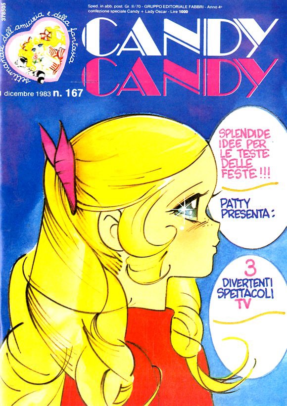 Sergio Frigerio - Candy Candy n. 167 — matita, tempera e acquerello su cartoncino