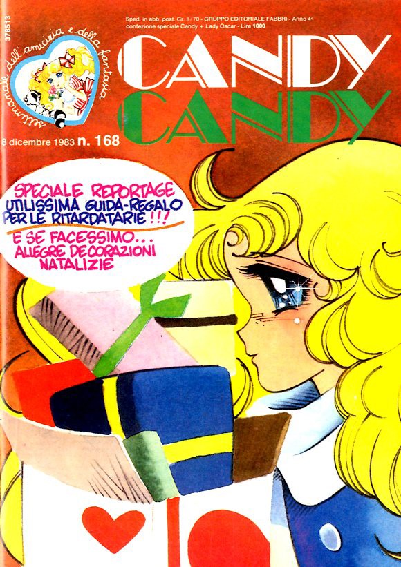 Sergio Frigerio - Originale di copertina per Candy Candy n. 168 (matita, tempera e acquerello su ...