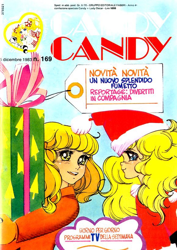 Sergio Frigerio - Candy Candy n. 169 (originale di copertina), matita tempera e acquerello su car...