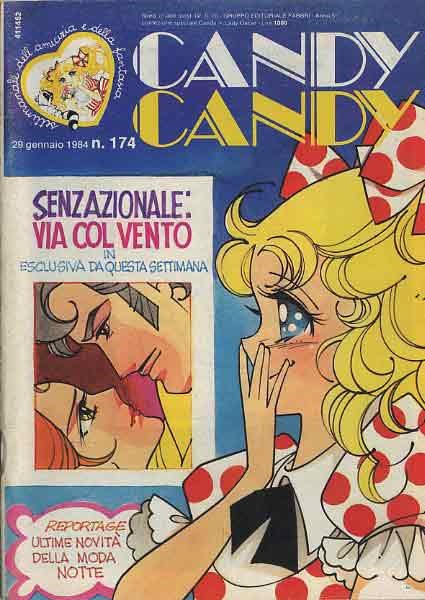 Sergio Frigerio - Candy Candy n. 174 (originale di copertina), matita, tempera e acquerello su ca...