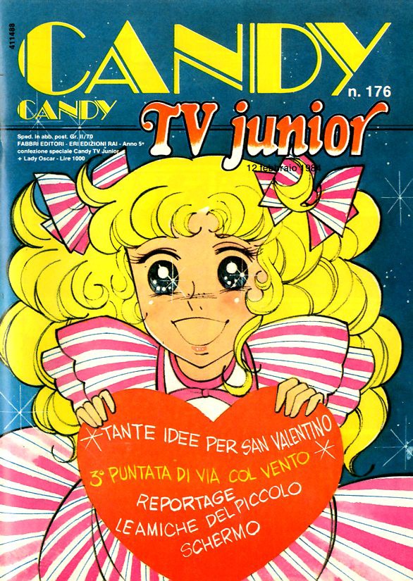 Sergio Frigerio - Candy Candy n. 176 (originale di copertina), matita, tempera e acquerello su ca...