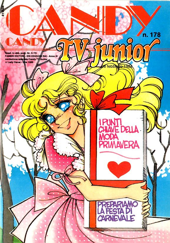Sergio Frigerio - Candy Candy n. 178 (originale di copertina), matita, tempera e acquerello su ca...