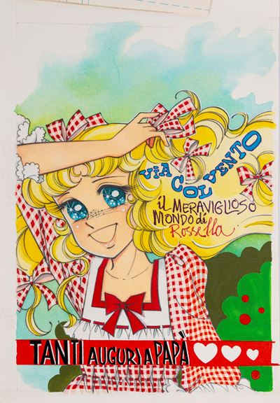Candy Candy n. 181 — matita, tempera e acquerello su cartoncino