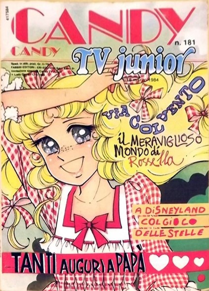Sergio Frigerio - Candy Candy n. 181 — matita, tempera e acquerello su cartoncino