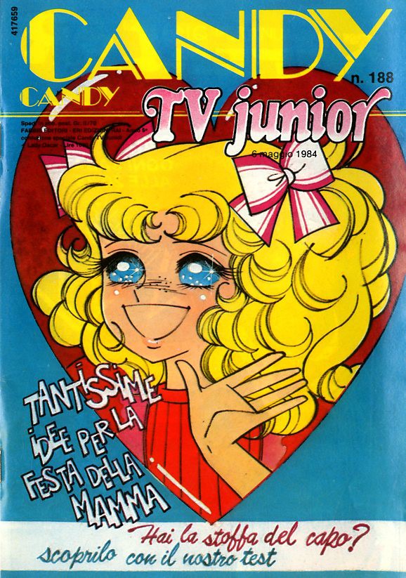 Sergio Frigerio - Candy Candy n. 188 (originale di copertina), matita, tempera e acquerello su ca...