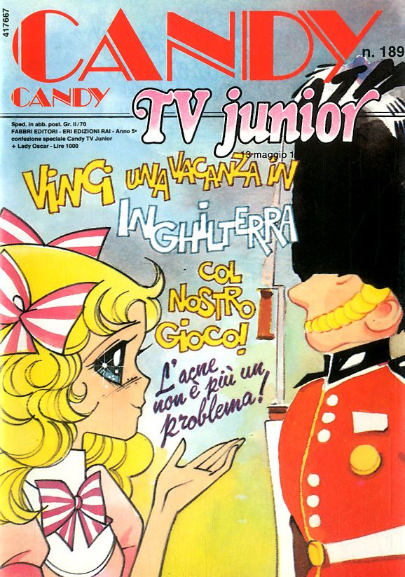 Sergio Frigerio - Candy Candy n. 189 (originale di copertina)