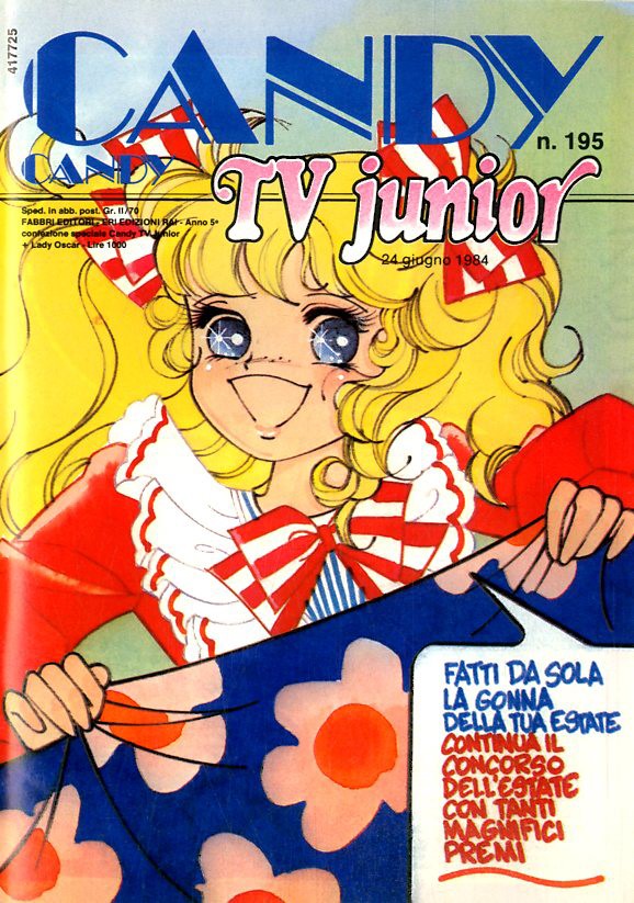 Sergio Frigerio - Candy Candy n. 195 (originale di copertina)