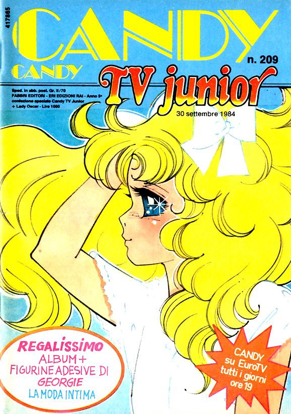 Sergio Frigerio - Candy Candy n. 209 — matita, tempera e acquerello su cartoncino